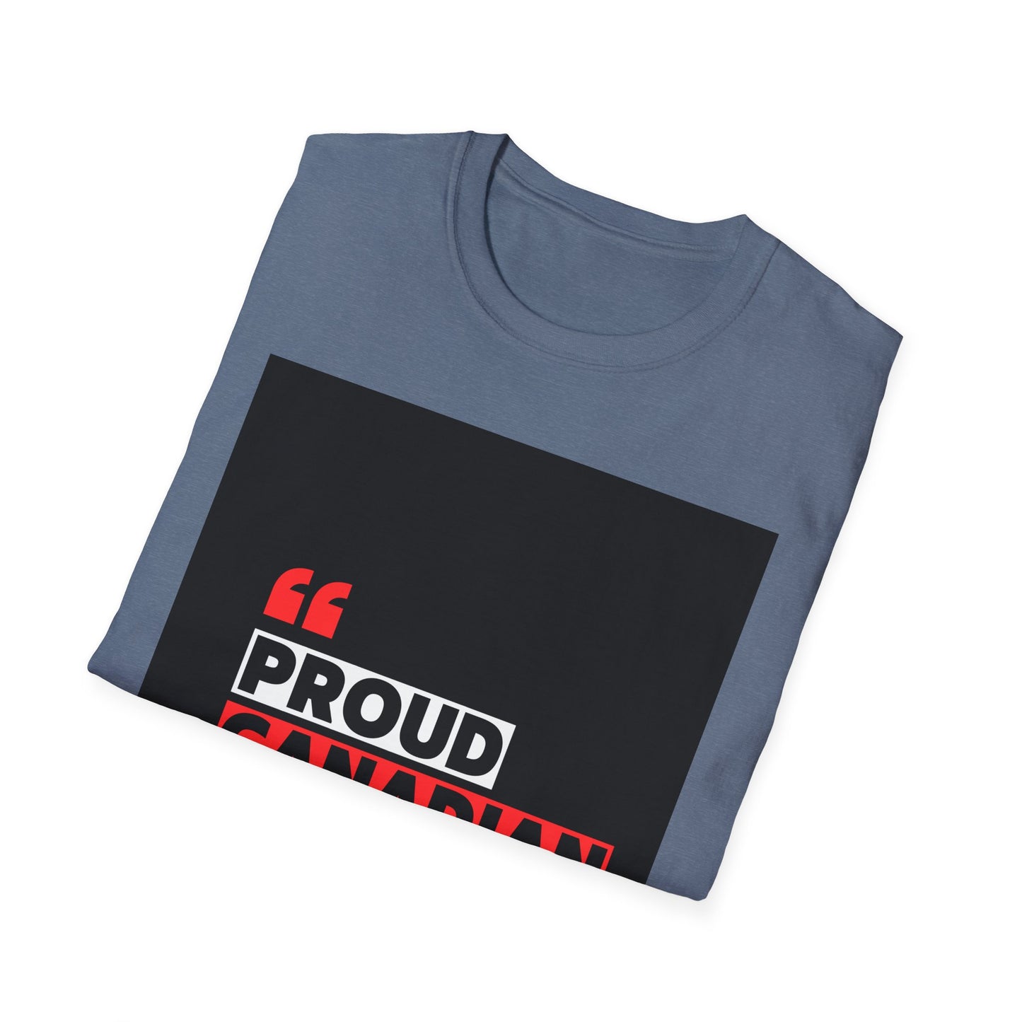 Proud Canadian Unisex Softstyle T-Shirt - Celebrate Canada's Heritage