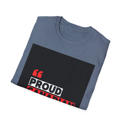 Proud Canadian Unisex Softstyle T-Shirt - Celebrate Canada's Heritage