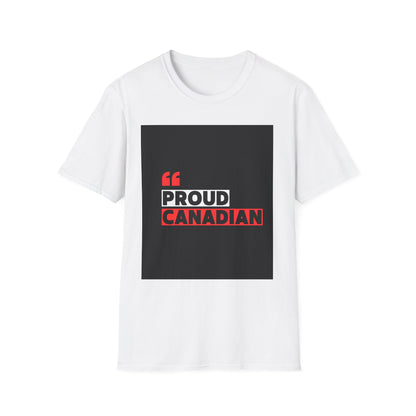 Proud Canadian Unisex Softstyle T-Shirt - Celebrate Canada's Heritage