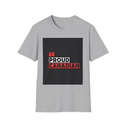 Proud Canadian Unisex Softstyle T-Shirt - Celebrate Canada's Heritage