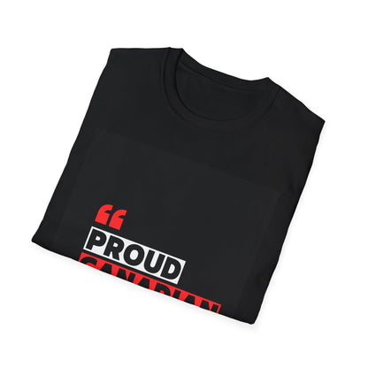 Proud Canadian Unisex Softstyle T-Shirt - Celebrate Canada's Heritage