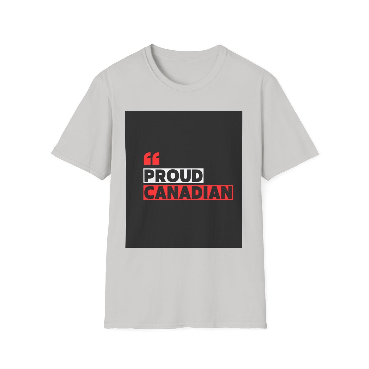 Proud Canadian Unisex Softstyle T-Shirt - Celebrate Canada's Heritage