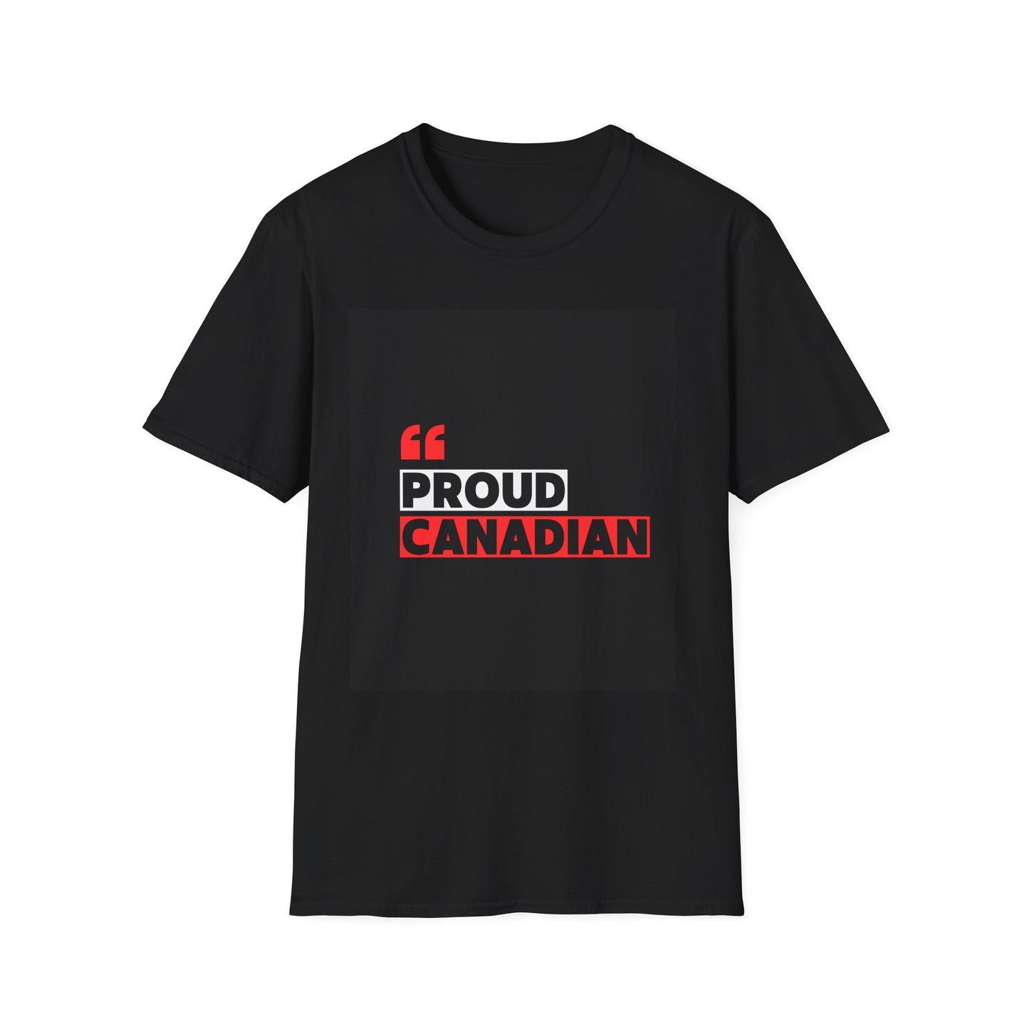 Proud Canadian Unisex Softstyle T-Shirt - Celebrate Canada's Heritage