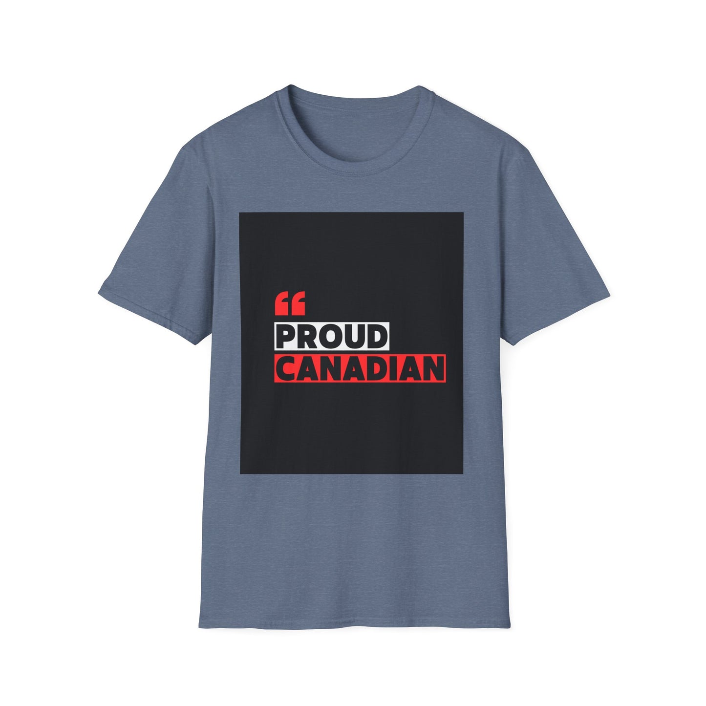 Proud Canadian Unisex Softstyle T-Shirt - Celebrate Canada's Heritage