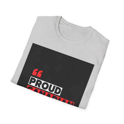 Proud Canadian Unisex Softstyle T-Shirt - Celebrate Canada's Heritage