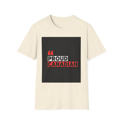 Proud Canadian Unisex Softstyle T-Shirt - Celebrate Canada's Heritage