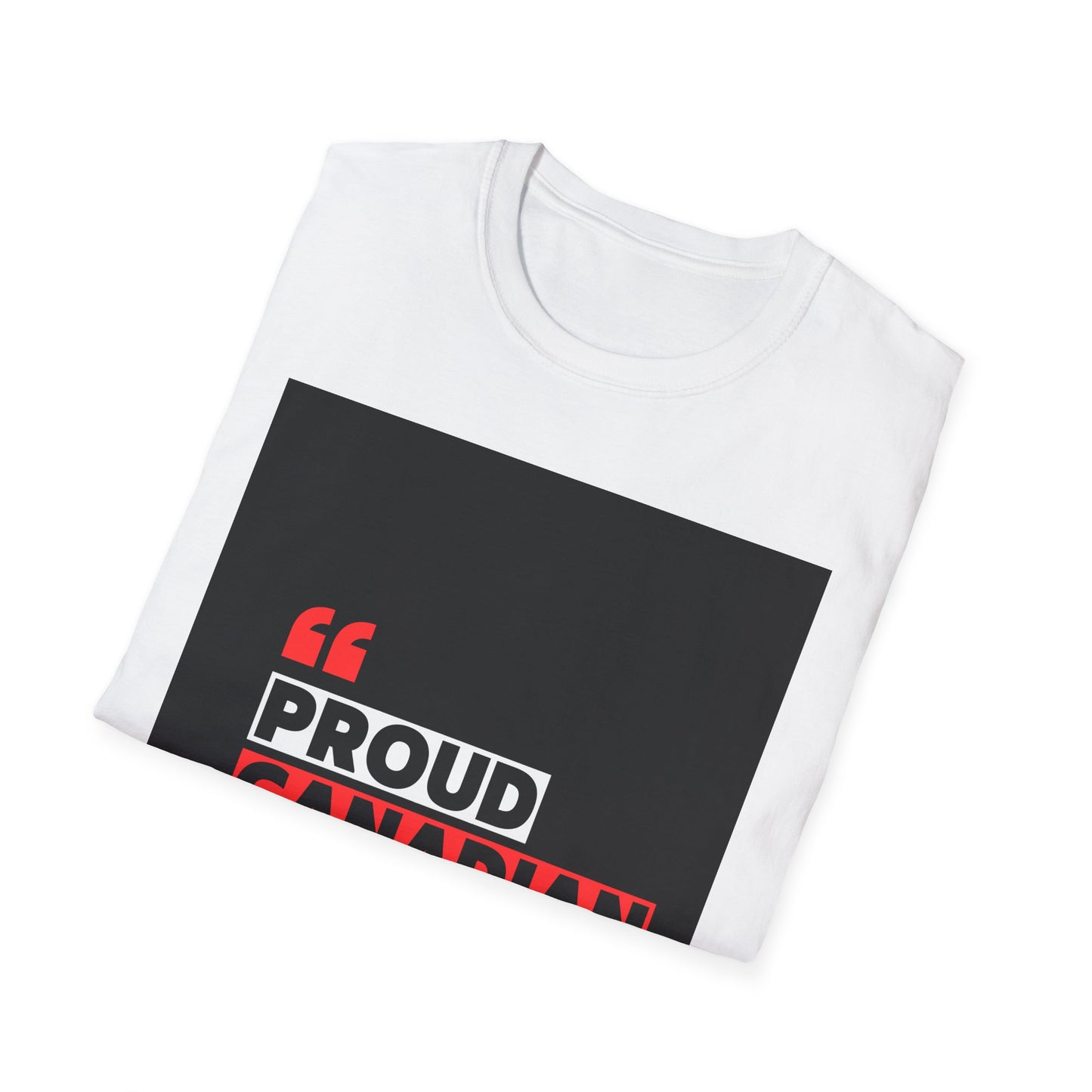 Proud Canadian Unisex Softstyle T-Shirt - Celebrate Canada's Heritage