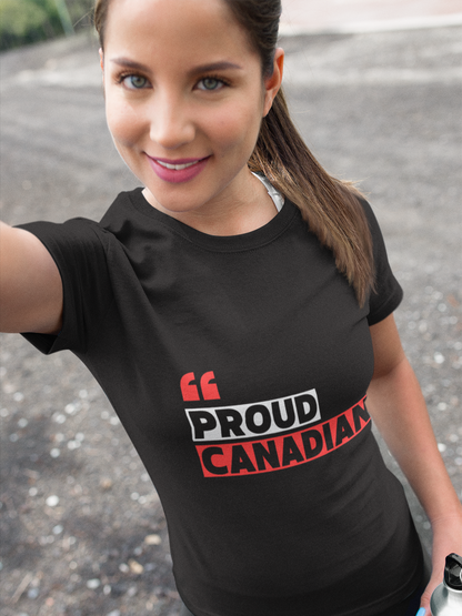 Proud Canadian Unisex Softstyle T-Shirt - Celebrate Canada's Heritage